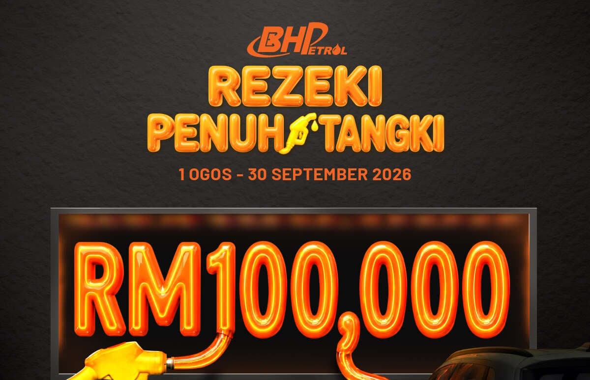 BHPetrol Rezeki Penuh Tangki contest until September 30 – chance for 10 customers to win RM10,000 fuel card