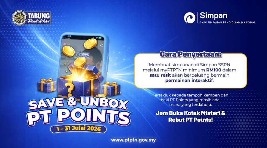 PTPTN - Kempen Save & Unbox PT Points