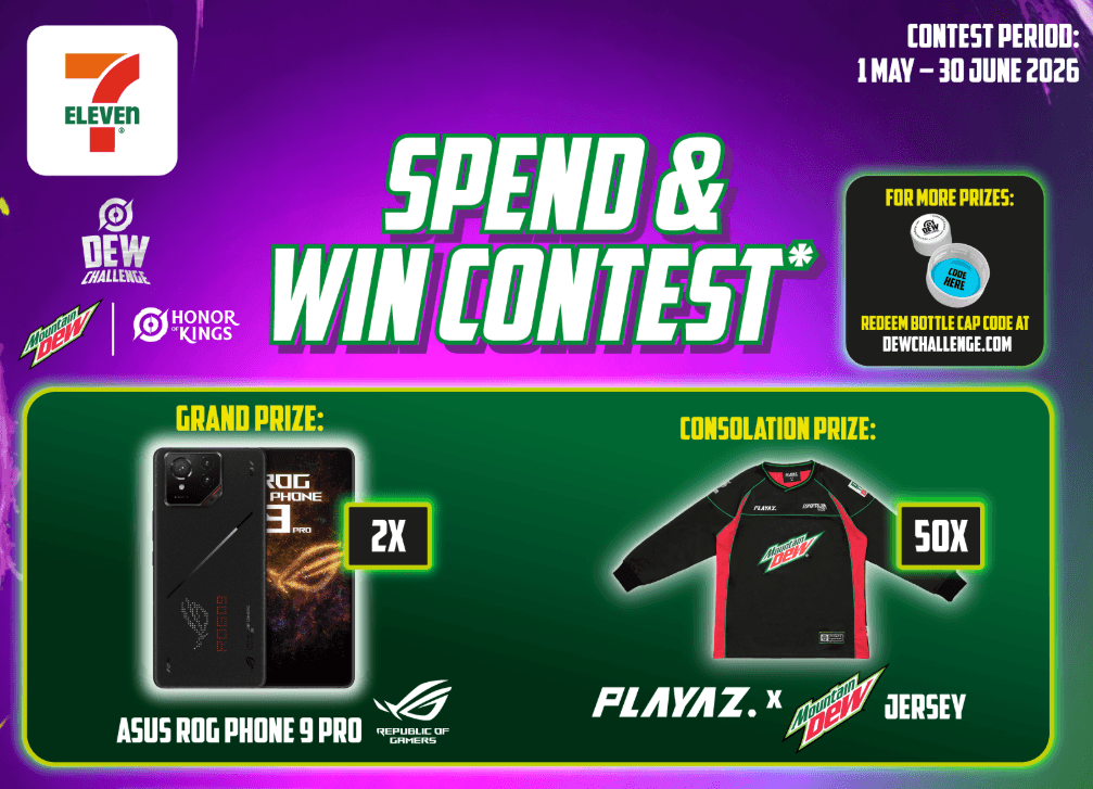 Mountain Dew x HOK x 7-Eleven Contest