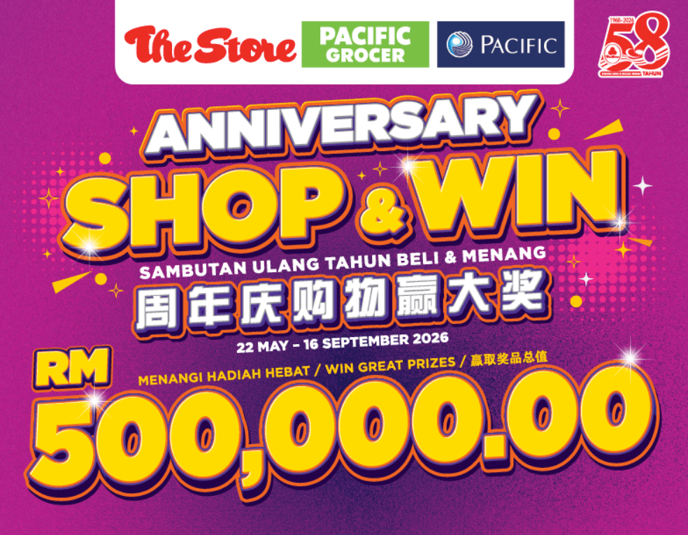 THE STORE PACIFIC 58th ANNIVERSARY SPEND TO WIN