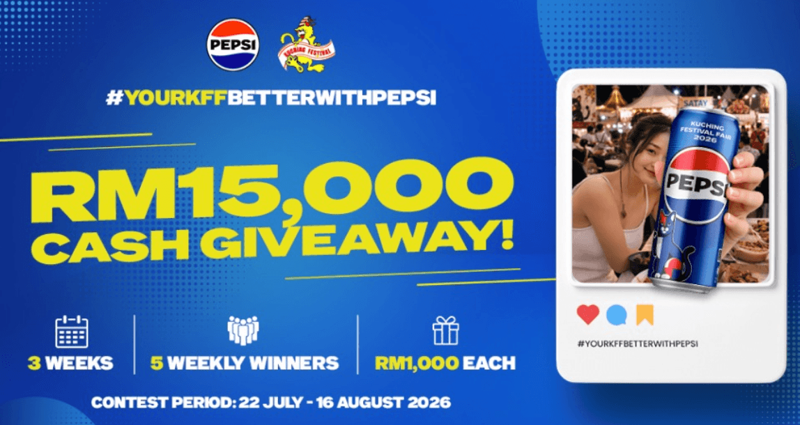 Kuching festival fair 2026 #YourKFFBetterWithPepsi 2026